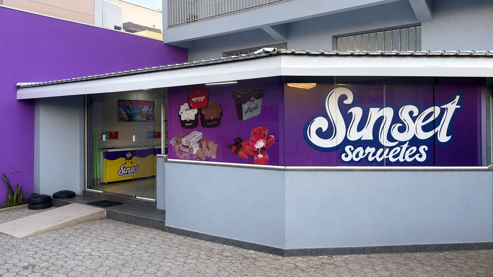 Unidade da distribuidora Sunset Sorvetes